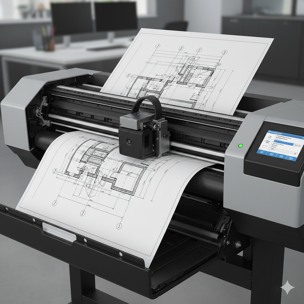 Plotagem técnica A0 A1 A2 para engenheiros em São Paulo